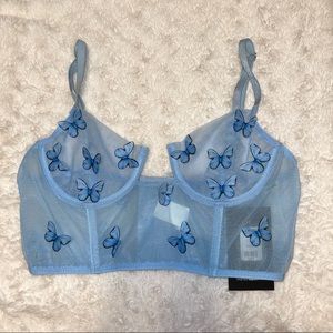 Butterfly Bustier Bralette